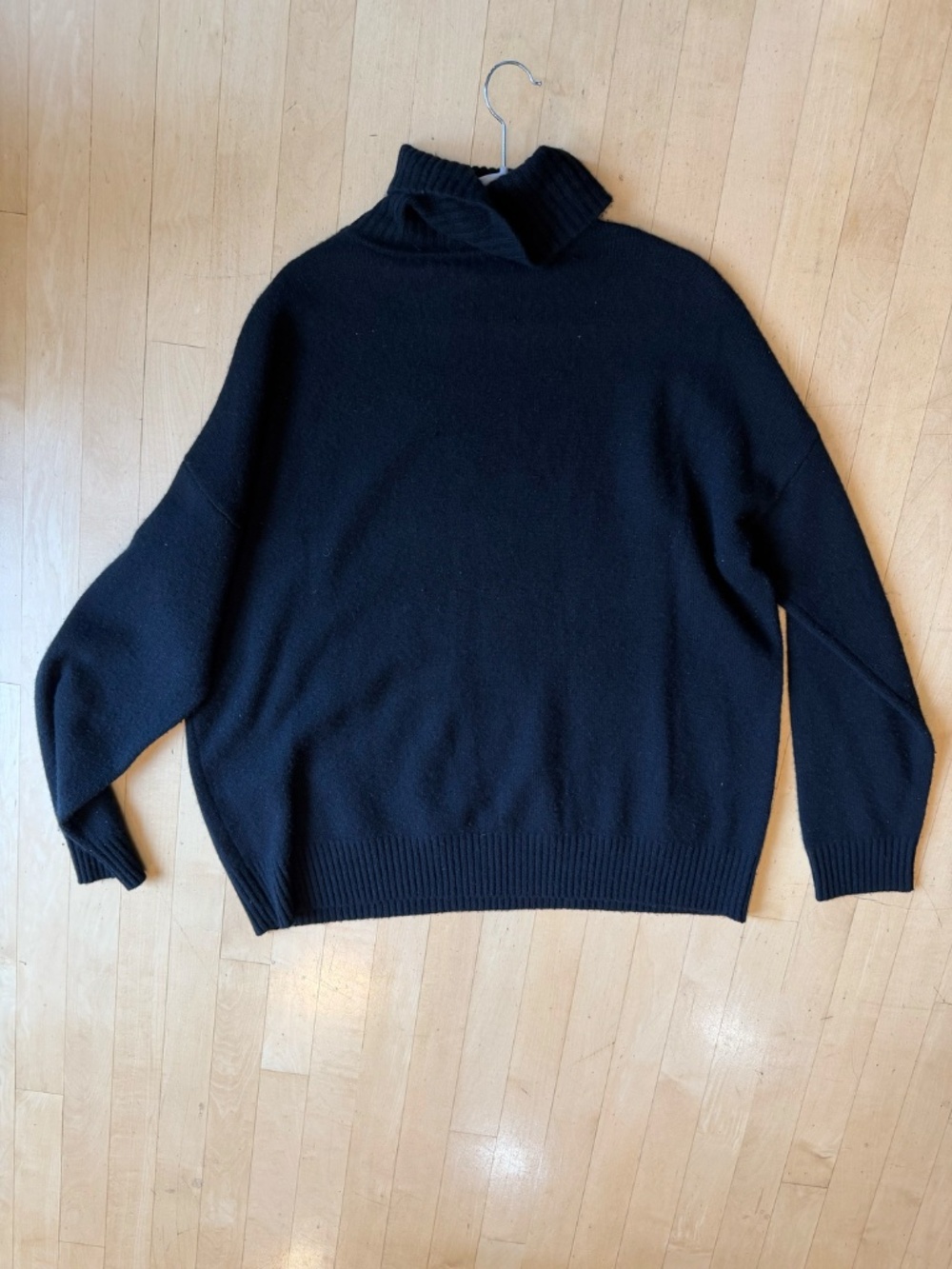 Nakedcashmere Black Joslyn Turtleneck sweater, XL, GP1594 - Picture 8 of 8
